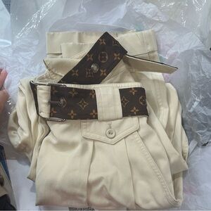 Louis Vuitton Cream Trousers